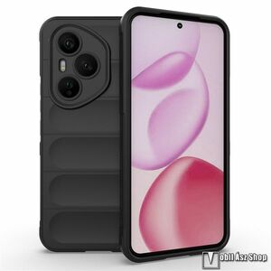 Honor 400 Pro, Ott! Rugged Shock, Telefontok, Szilikon, Mikroszálas szövettel bevont belsővel, Ütésálló, Kameravédelem, Fekete kép