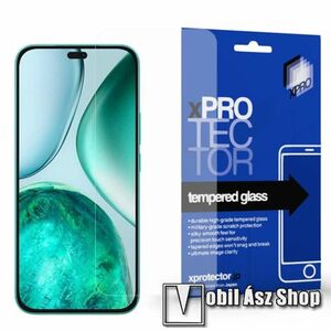 Honor X8c, Xpro előlap védő karcálló edzett üveg, 0.33mm vékony, 9H, Arc Edge, A képernyő sík részét védi, Átlátszó kép