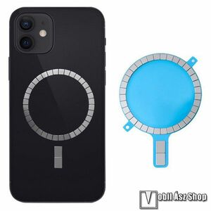 Univerzális MagSafe rögzítő mágnesgyűrű okostelefonhoz, 36+2 erős mágnes, Ezüst kép