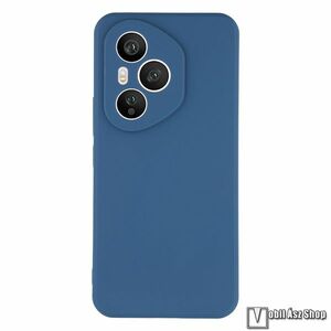 Honor 400 Pro, Telefontok, Szilikon, Kamerasziget védelem, Matt, Sötétkék kép