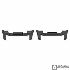 Samsung Galaxy Watch8 44mm, 40mm, Watch8 Classic, Okosóra fém csatlakozó adapter, 2db/1pár, bármilyen 22mm-es teleszkópos szíjjal használható, Fekete kép