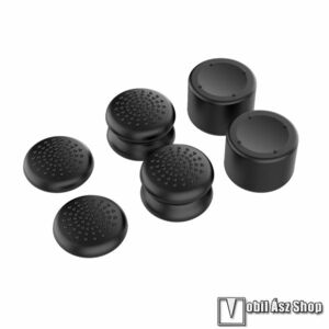 IPEGA PG-SW2026B Nintendo Switch 2, Thumb Grips analóg karvédő szilikon kupak szett, 6db, Csúszásgátló, Fekete kép