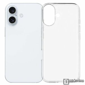 Apple iPhone 17, Telefontok, Szilikon, Légpárnás keret, Átlátszó kép