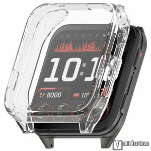 Garmin Venu X1, Okosóra szilikon védőtok, Keret, Szilikon előlapvédő is, Galvanizált, Átlátszó kép