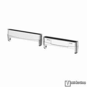 Fitbit Versa 4, 3, Fitbit Sense, Sense 2, Okosóra fém csatlakozó adapter, 2db/1pár, bármilyen 20mm-es teleszkópos szíjjal használható, Ezüst kép