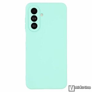 Samsung Galaxy A17 5G, 4G, Telefontok, Szilikon, Kamerasziget védelem, Matt, Világoskék kép