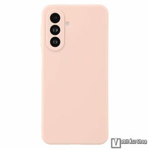 Samsung Galaxy A17 5G, 4G, Telefontok, Szilikon, Kamerasziget védelem, Matt, Rózsaszín kép