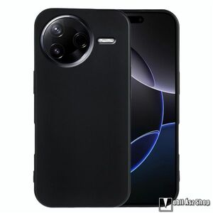 Xiaomi Poco F7 Pro 5G, Redmi K80 5G, Szilikon mobiltok, Matt, Fekete kép