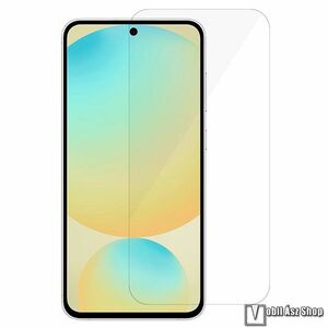 Samsung Galaxy S25 FE, Előlapvédő karcálló edzett üveg, Üvegfólia, 0, 3 mm vékony, 9H, Arc Edge, A képernyő sík részét védi, 1db, Átlátszó kép