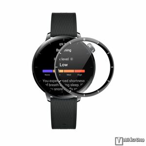 OnePlus Watch 3 43mm, Enkay Hat-Prince 3D PMMA flexibilis okosóra üvegfólia, 1db, A teljes képernyőt védi, Fekete kép