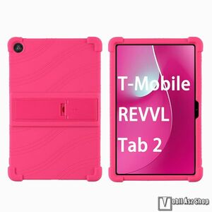 Telekom T Tablet 2 5G eSIM, Tablet tok, Ütésálló, Kitámasztható, Szilikon, Műanyag, Magenta kép