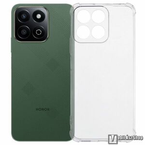 Honor X7c, Telefontok, Szilikon, TPU, Erősített sarkok, Kamerasziget védelem, Átlátszó kép
