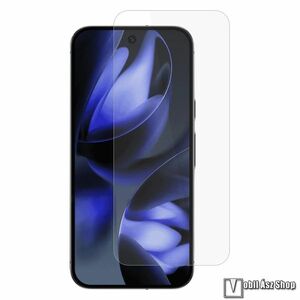 Google Pixel 10 Pro, 10, 9, 9 Pro, Előlapvédő karcálló edzett üvegfólia, 0, 3 mm vékony, 9H, Arc Edge, A képernyő sík részét védi, 1db, Átlátszó kép