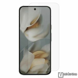 Google Pixel 10 Pro XL, Előlapvédő karcálló edzett üvegfólia, 0, 3 mm vékony, 9H, Arc Edge, A képernyő sík részét védi, 1db, Átlátszó kép
