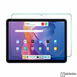 Xiaomi Redmi Pad 2, Enkay előlapvédő karcálló edzett üvegfólia, 0, 33 mm vékony, 9H, Arc Edge, A képernyő sík részét védi, 1db, Átlátszó kép