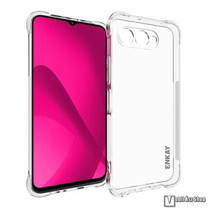 Telekom T Phone 3 5G, Enkay Hat Prince telefontok, Szilikon, Kameravédelem, Erősített sarkok, Átlátszó kép