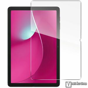 Telekom T Tablet 2 5G eSIM, Előlapvédő karcálló edzett üvegfólia, 0, 3 mm vékony, 9H, Arc Edge, A képernyő sík részét védi, 1db, Átlátszó kép