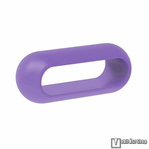 Okosóra szíj bújtató, 1db, szilikon, 20mm széles szíjakhoz, a feltüntetett méret a bujtató belső szélességét jelöli!, Lila kép