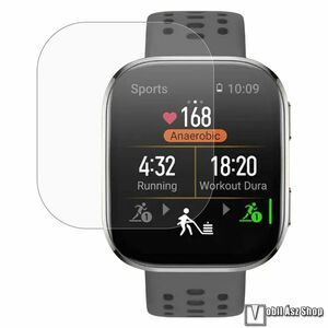 Xiaomi Amazfit Bip 6, TPU okosóra képernyővédő fólia, 1db, Törlőkendővel, Átlátszó kép