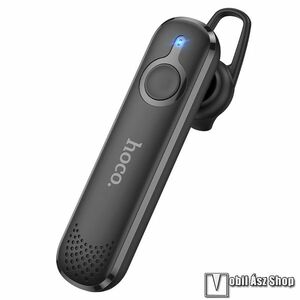HOCO E63 DIAMOND BUSINESS bluetooth mono headset, v5.0, mikrofon, 70mAh akkumulátor, 6 óra beszélgetési idő, Fekete kép