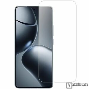 Xiaomi 15T, 15T Pro, Előlapvédő karcálló edzett üvegfólia, 0, 3 mm vékony, 9H, Arc Edge, A képernyő sík részét védi, 1db, Átlátszó kép