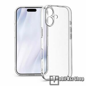 Apple iPhone 17, Telefontok, Szilikon, TPU, Kamerasziget védelem, 2mm vastag, Átlátszó kép