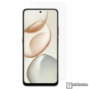 Honor 400 Smart, X7d 5G, Előlapvédő karcálló edzett üvegfólia, 0, 3 mm vékony, 9H, Arc Edge, A képernyő sík részét védi, 1db, Átlátszó kép