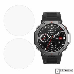 Xiaomi Amazfit T-Rex 3 Pro 48mm, TPU okosóra képernyővédő fólia, 2db, Törlőkendővel, Átlátszó kép