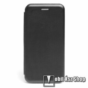 Xiaomi 15T Pro, Telefontok, Notesz, Oldalra nyíló, Asztali tartó, Rejtett mágneses záródás, Kártyazseb, PU bőr, Szilikon belső, Fekete kép