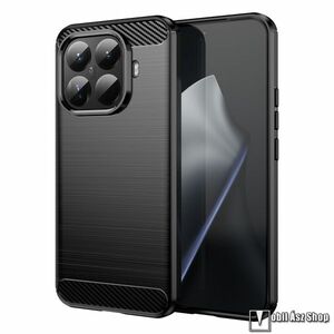 Xiaomi 15T Pro, Ott! Carbon telefontok, Szilikon, TPU, Karbon mintás, Fekete kép