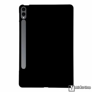 Samsung Galaxy Tab S11 Ultra, S10 Ultra, S9 Ultra, S8 Ultra, Tablet tok, Szilikon védőtok, Matt, Fekete kép