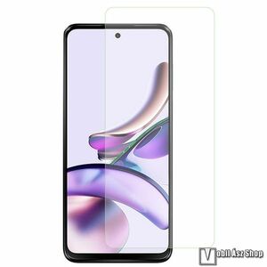 Vivo X300 Pro, Előlapvédő karcálló edzett üveg, Üvegfólia, 0, 18 mm vékony, 9H, Arc Edge, A képernyő sík részét védi, Ujjlenyomatolvasó támogatás, Átlátszó kép