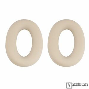 Fejhallgató fülpárna szilikon védőtok, Sony WH-CH720N-hez, 1 pár, 102mm x 80mm, Bézs kép