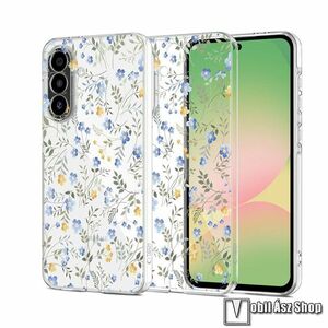 Samsung Galaxy A56 5G, Tech Protect FlexAir telefontok, Szilikon, Virág mintás kép
