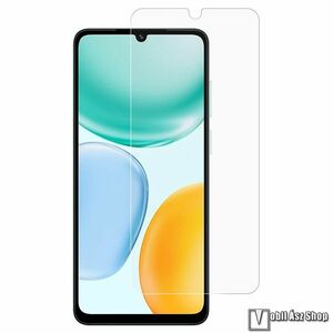 Honor X5c Plus, Előlapvédő karcálló edzett üvegfólia, 0, 3 mm vékony, 9H, Arc Edge, A képernyő sík részét védi, 1db, Átlátszó kép