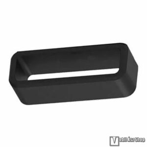 Okosóra szíj bújtató, 1db, szilikon, 30mm széles szíjakhoz, Fekete, a feltüntetett méret a bujtató belső szélességét jelöli! kép