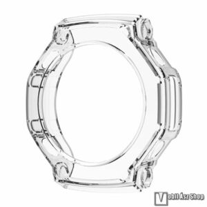 Xiaomi Amazfit T-Rex 3 Pro 48mm, Okosóra szilikontok, Keret, Bumper, Átlátszó kép