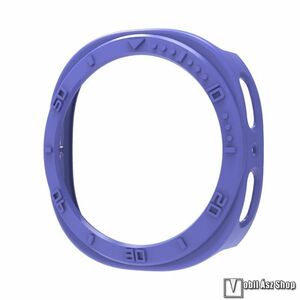 Samsung Galaxy Watch8 44mm, Okosóra műanyag védőtok, Bumper, Keret, Kék kép