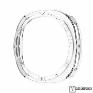 Samsung Galaxy Watch8 40mm, Okosóra műanyag védőtok, Bumper, Keret, Átlátszó kép