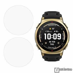 Xiaomi Amazfit T-Rex 3 Pro 44mm, Okosóra előlapvédő karcálló edzett üvegfólia, 2db, 0, 3mm, 9H, A képernyő sík részét védi kép