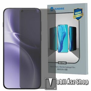 Vivo X300 Pro, SUNSHINE Hydrogel TPU képernyővédő fólia, Anti-Peep, Betekintés elleni védelemmel!, 1db kép