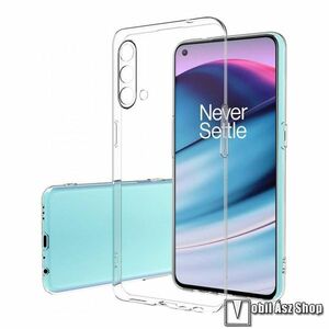 OnePlus Nord CE 5G, Telefontok, Szilikon, TPU, Kamerasziget védelem, Átlátszó kép
