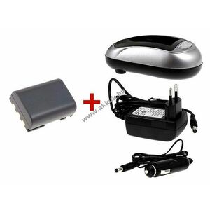 Helyettesítő akku típus NB-2L + Akkutöltő Canon EOS 400D szett kép