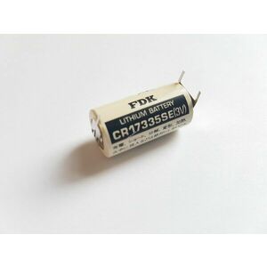 FDK / Sanyo lítium elem típus CR17335SE - 2/3A - 3 Volt 1800mAh forrasztható 3pin (1 + / 2 - ) kép