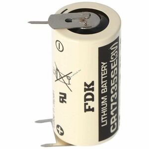 FDK / Sanyo lítium elem típus CR17335SE - 2/3A - 3 Volt 1800mAh forrasztható 3pin (2 + / 1 - ) kép