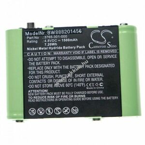 Helyettesítő akku Peli 3769 típus 3765-301-000, 1500mAh kép