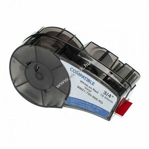 Helyettesítő szalag kazetta Brady M21-750-595-RD 6.40m x 19.05mm, fehér/piros kép