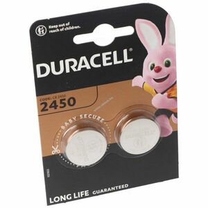 Duracell elem Lithium gombelem CR2450 3V Electronics Retail Blister (2-Pack) kép