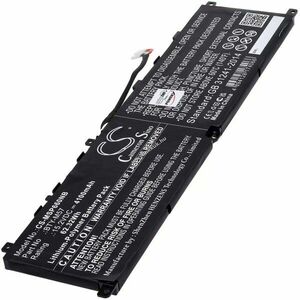 Helyettesítő akku Laptop MSI GP66 GP76 Leopard 10UG típus BTY-M57 - 15, 2V - 4100 mAh kép