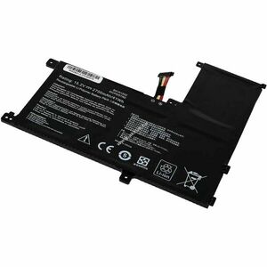 Helyettesítő akku Laptop Asus Zenbook Flip UX560UA Q504 típus B41N1532 u.a. - 15, 2V - 2700 mAh kép